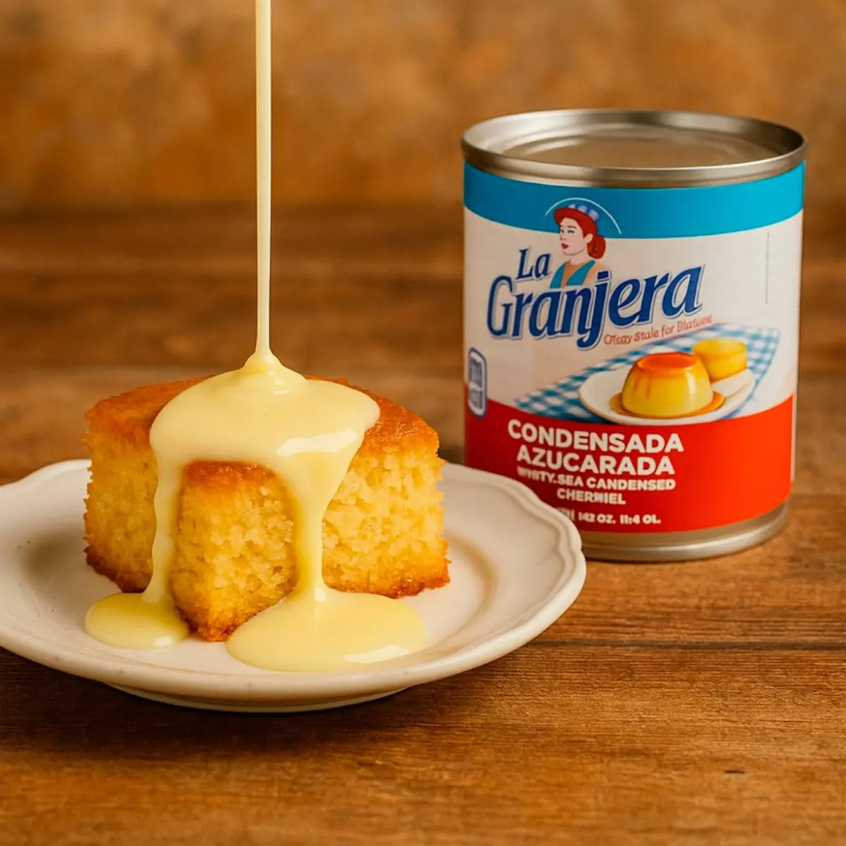 Leche condensada azucarada La Granjera (390 g / 13.8 oz) - Miniatura 5