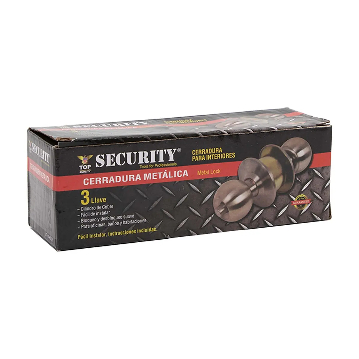 Cerradura de pomo metálica - picaporte - Security - Thumbnail 3