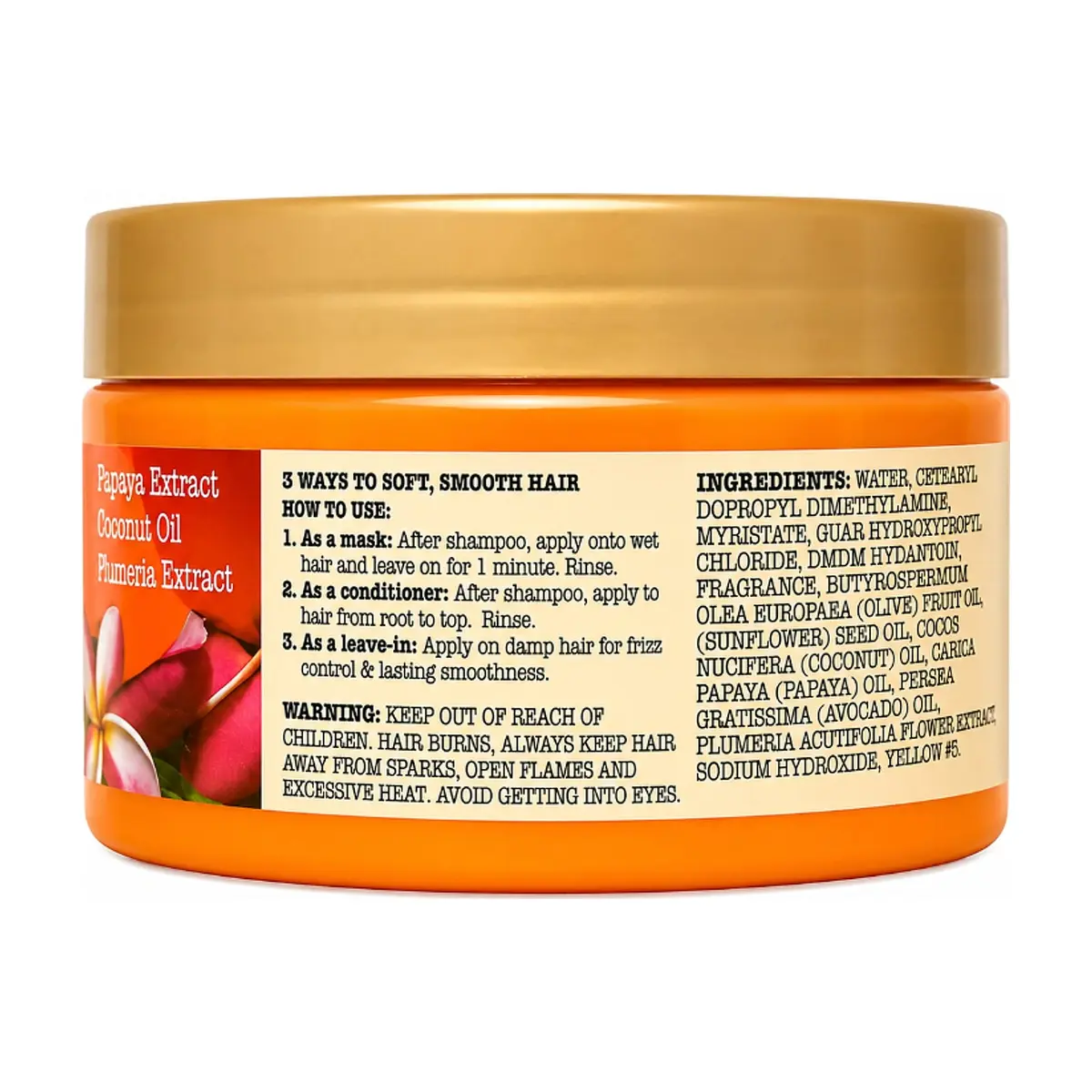 Mascarilla para el cabello de papaya y aceite de coco Spa Luxury (170 g / 6 oz) - Thumbnail 2