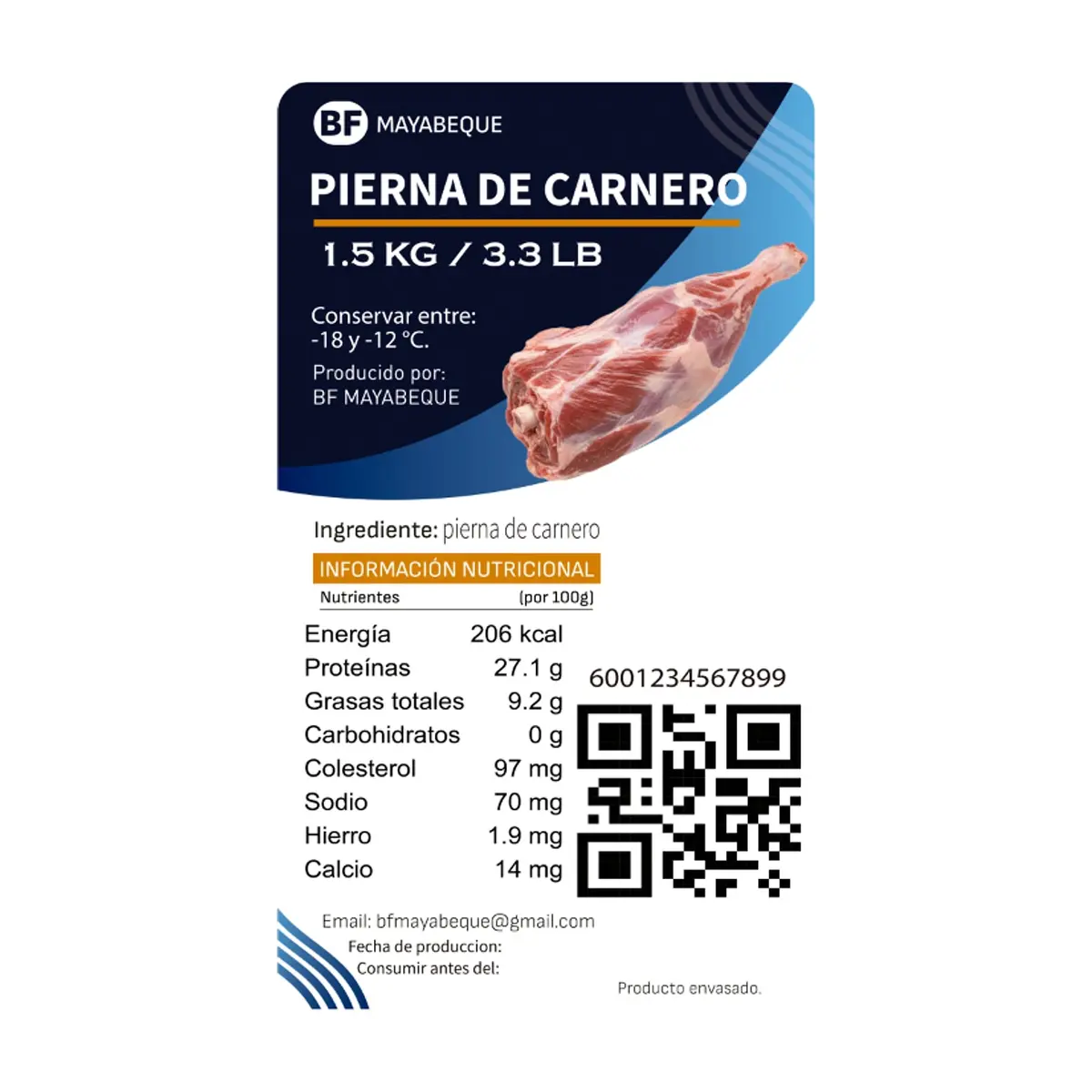 Pierna de carnero BF Mayabeque (1.5 kg / 3.3 lb) - Miniatura 4