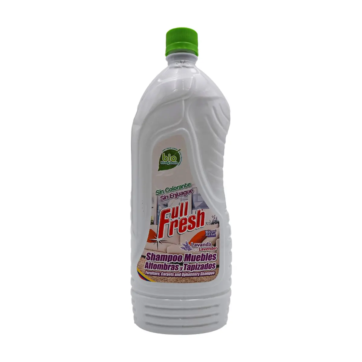 Champú para muebles, alfombras y tapizados con aroma a lavanda Full Fresh (1 L / 33.8 floz)