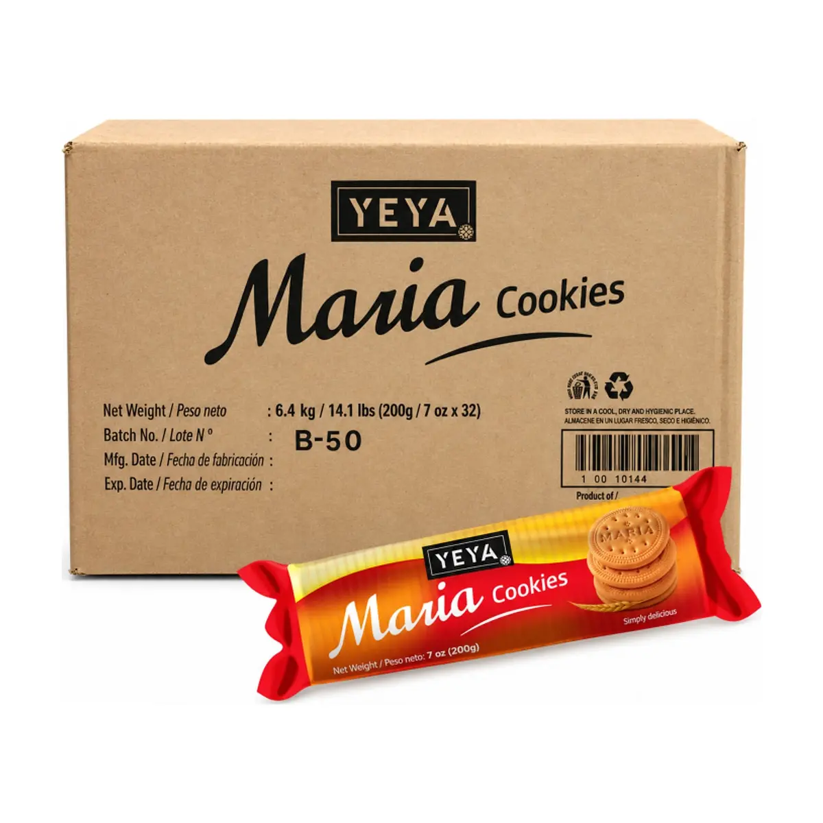 Galletas María YEYA (32 x 200 g / 7 oz)