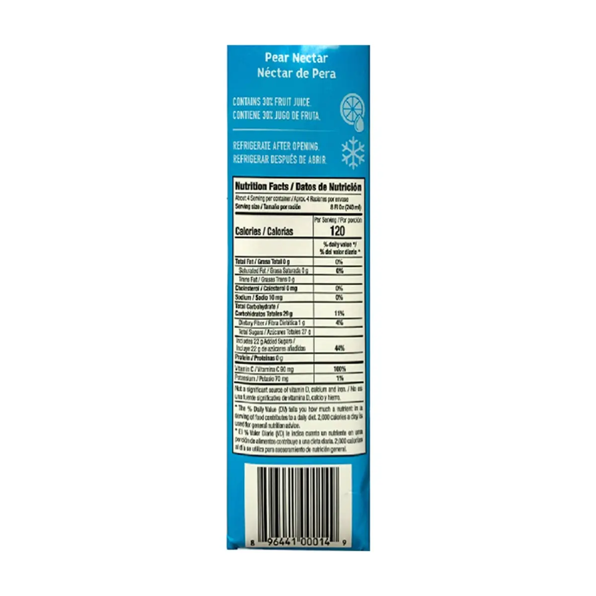 Jugo sabor pera Goliath (4 x 946 ml / 32 fl oz) - Thumbnail 3