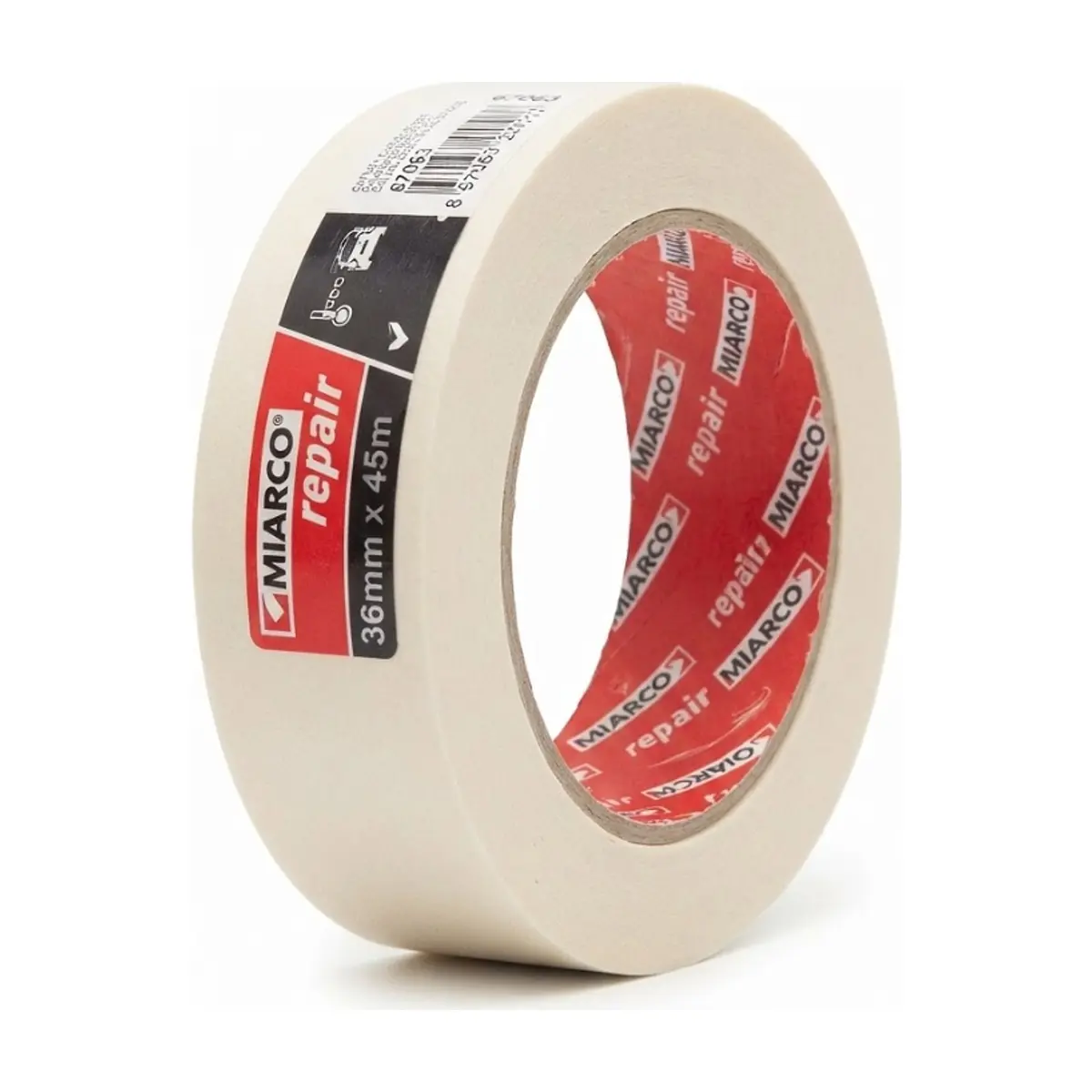 Cinta adhesiva para empapelar automóviles 36 mm x 45 m Miarco