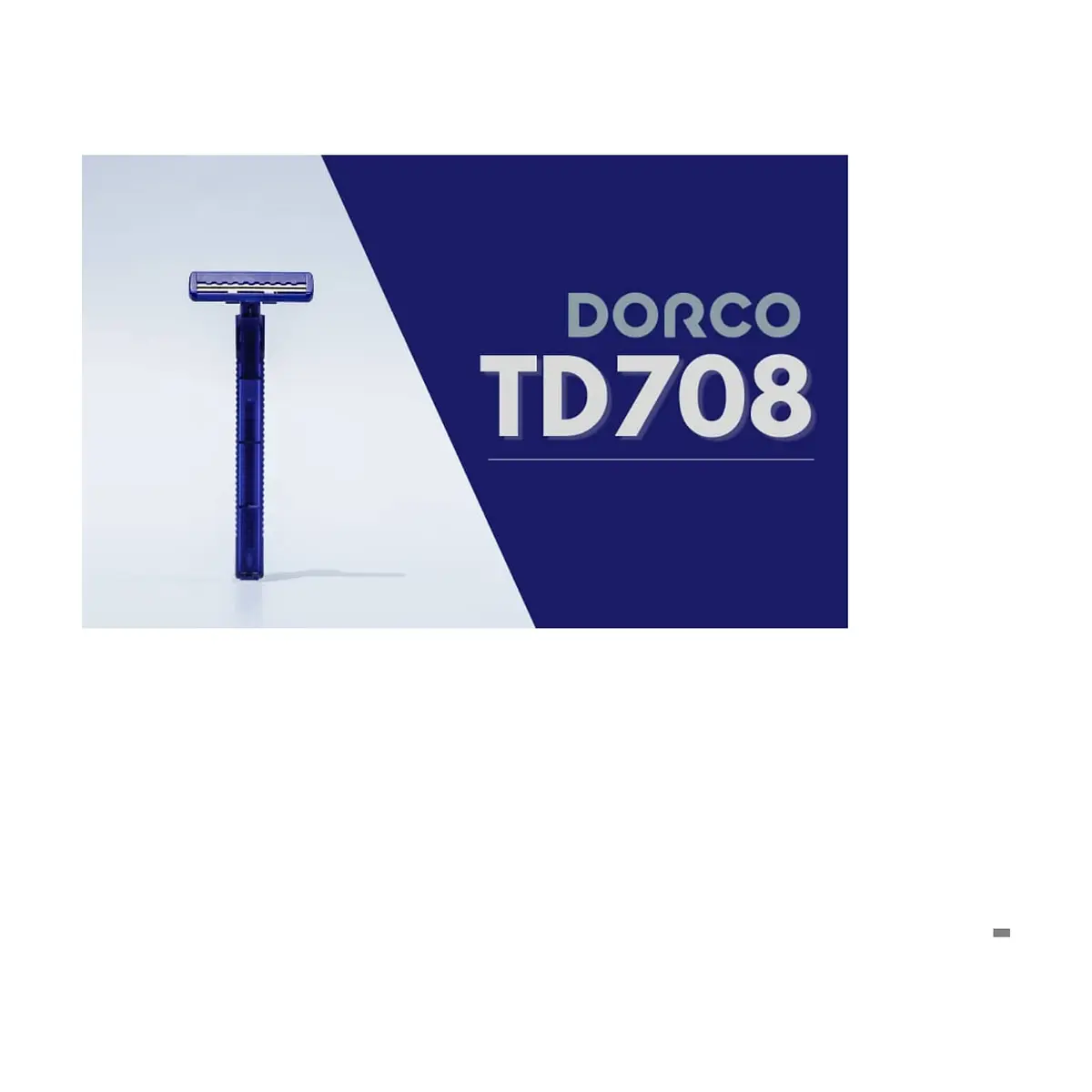 Máquinas de afeitar de doble navaja para hombre Dorco TD708 (10 U) - Thumbnail 2