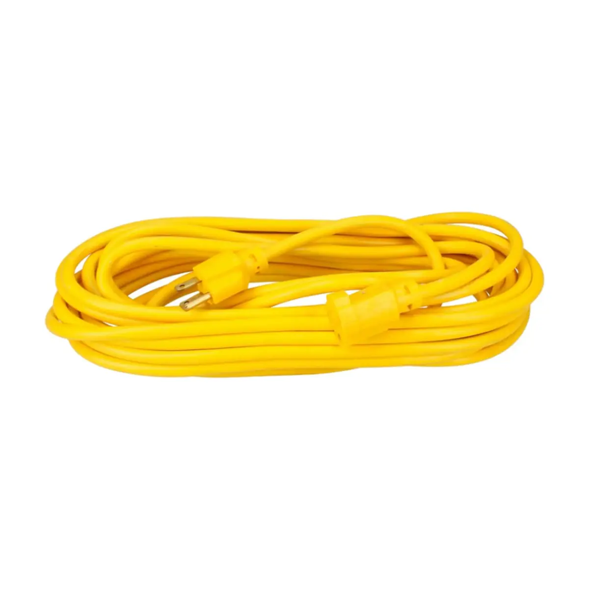 Extensión eléctrica uso rudo color amarillo 10 m Surtek 136173