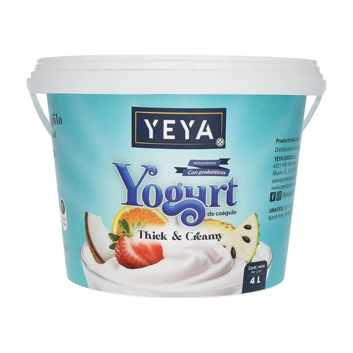 Yogurt de naranja con probióticos YEYA (4 L)
