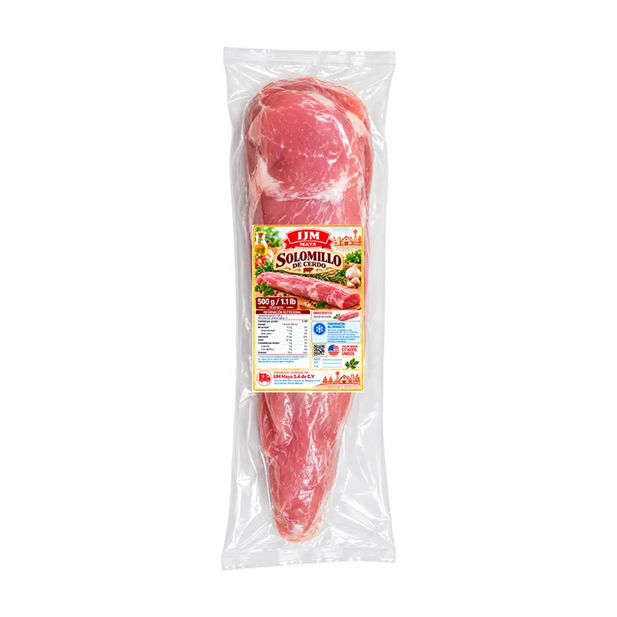 Solomillo de cerdo IJM Maya (500 g / 1.1 lb) - Miniatura 1