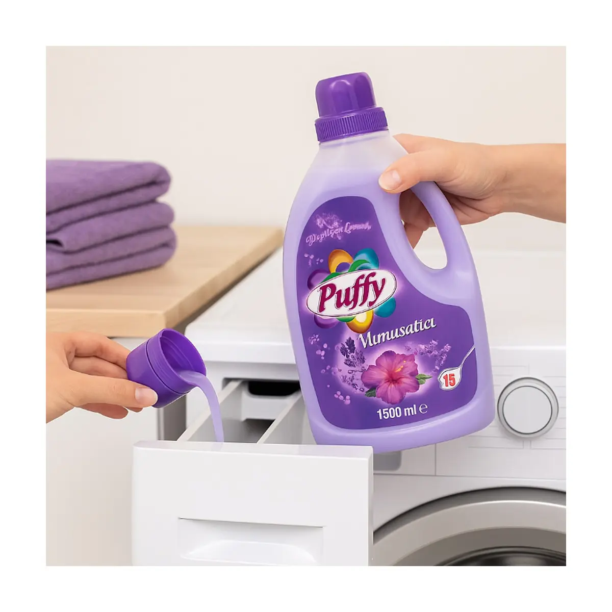Suavizante para ropa magical touch Puffy (1500 ml) - Miniatura 5