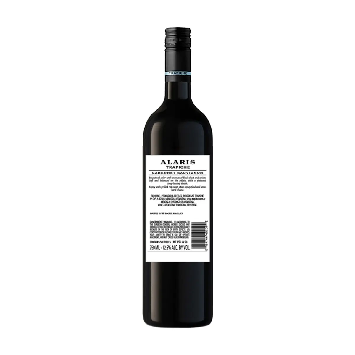 Vino tinto Cabernet Sauvignon Alaris Trapiche (750 ml) - Thumbnail 2
