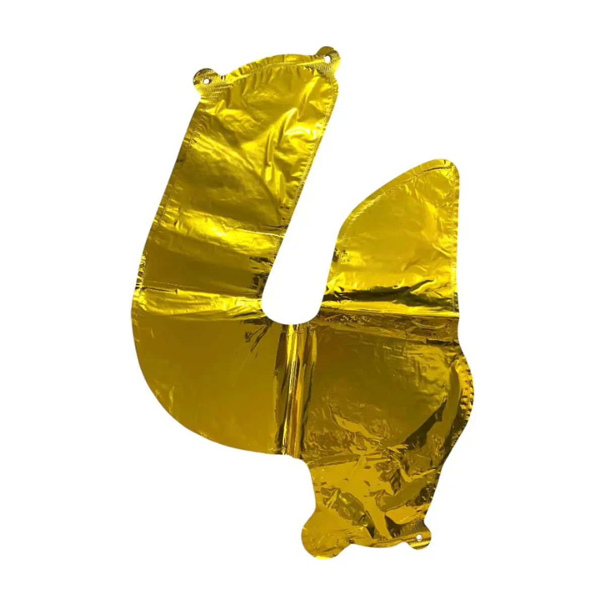 Globo dorado Número 4 Balloon (32 pulgadas) - Thumbnail 2