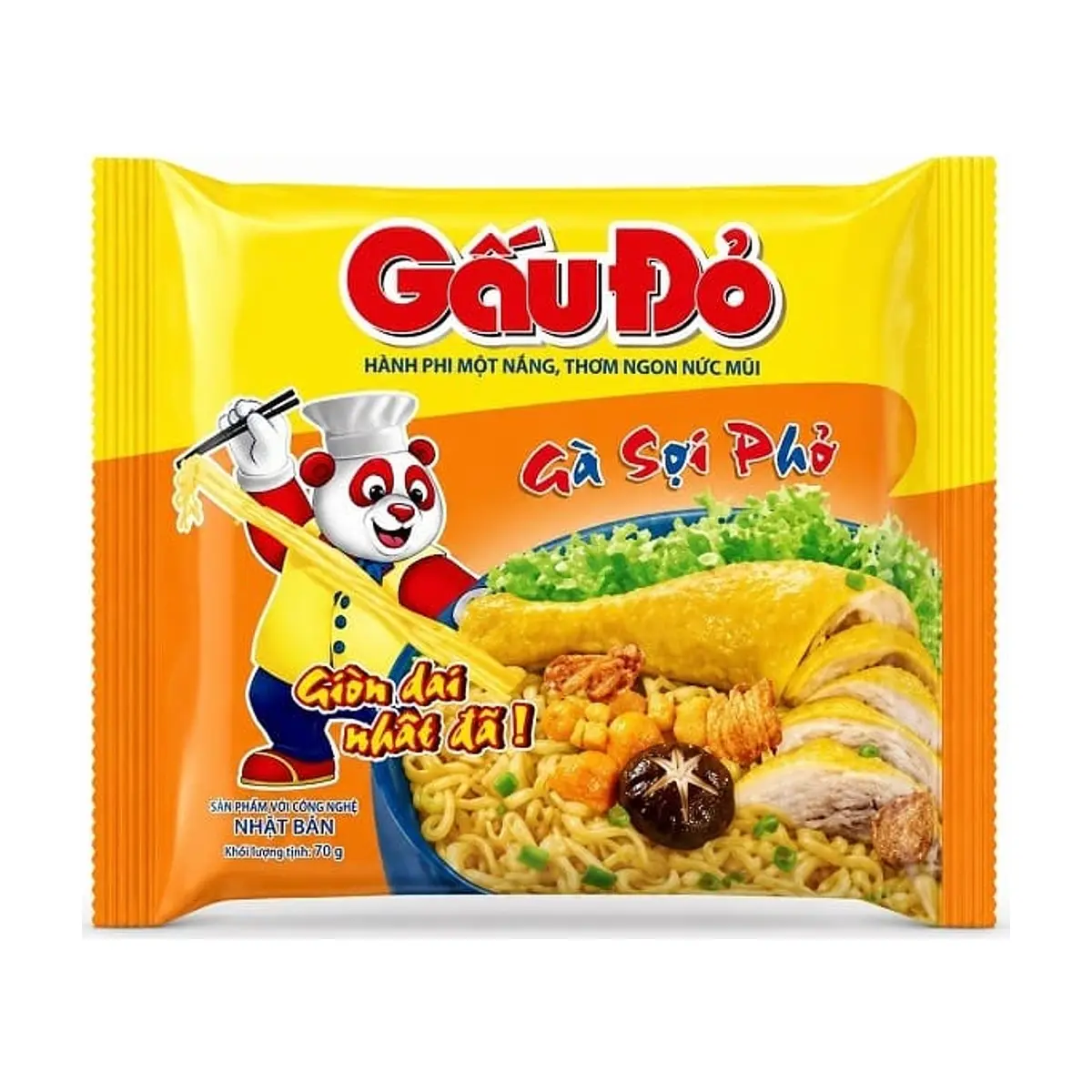 Sopa Intantánea de Fideos Sabor Pollo (70 gr) GAUDO - Imagen 1