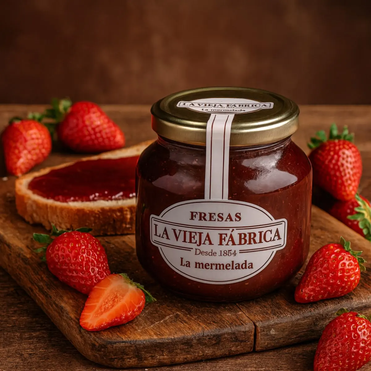 Mermelada de fresas La Vieja Fábrica (350 g / 12.3 oz) - Thumbnail 2