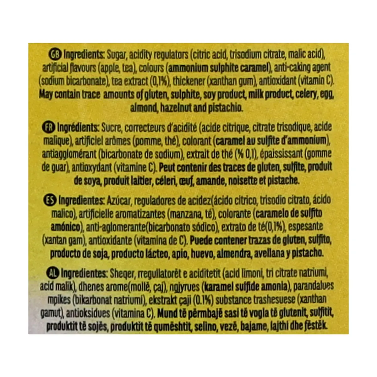 Té instantáneo granulado con sabor a manzana Kent boringer (350 g / 12.34 oz) - Thumbnail 4