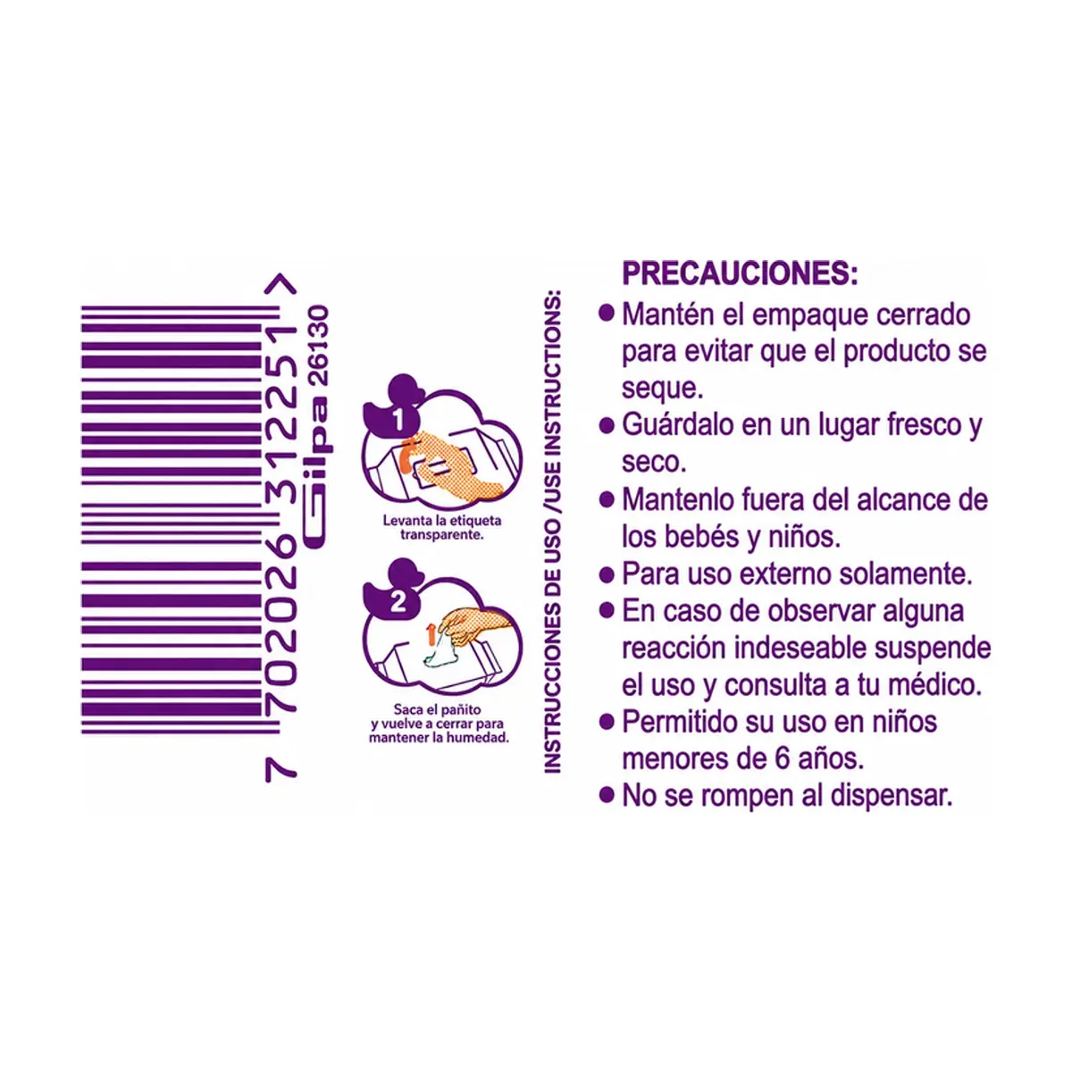 Pañitos húmedos aloe vera Pequeñín (24 U) - Miniatura 4