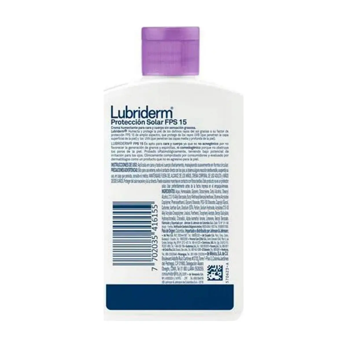 Crema humectante corporal protección solar FPS 15 Lubriderm (200 ml) - Thumbnail 2