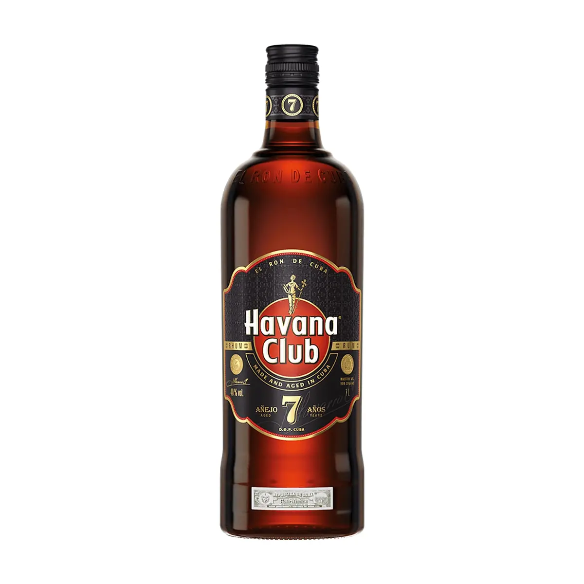 Ron añejo 7 años en estuche Havana Club (1 L) - Thumbnail 2