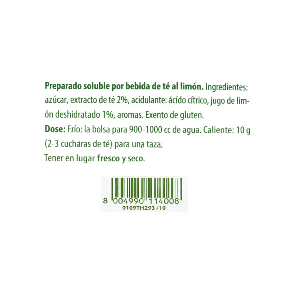 Té instantáneo sabor limón Ristora (90 g / 3.17 oz) - Thumbnail 12