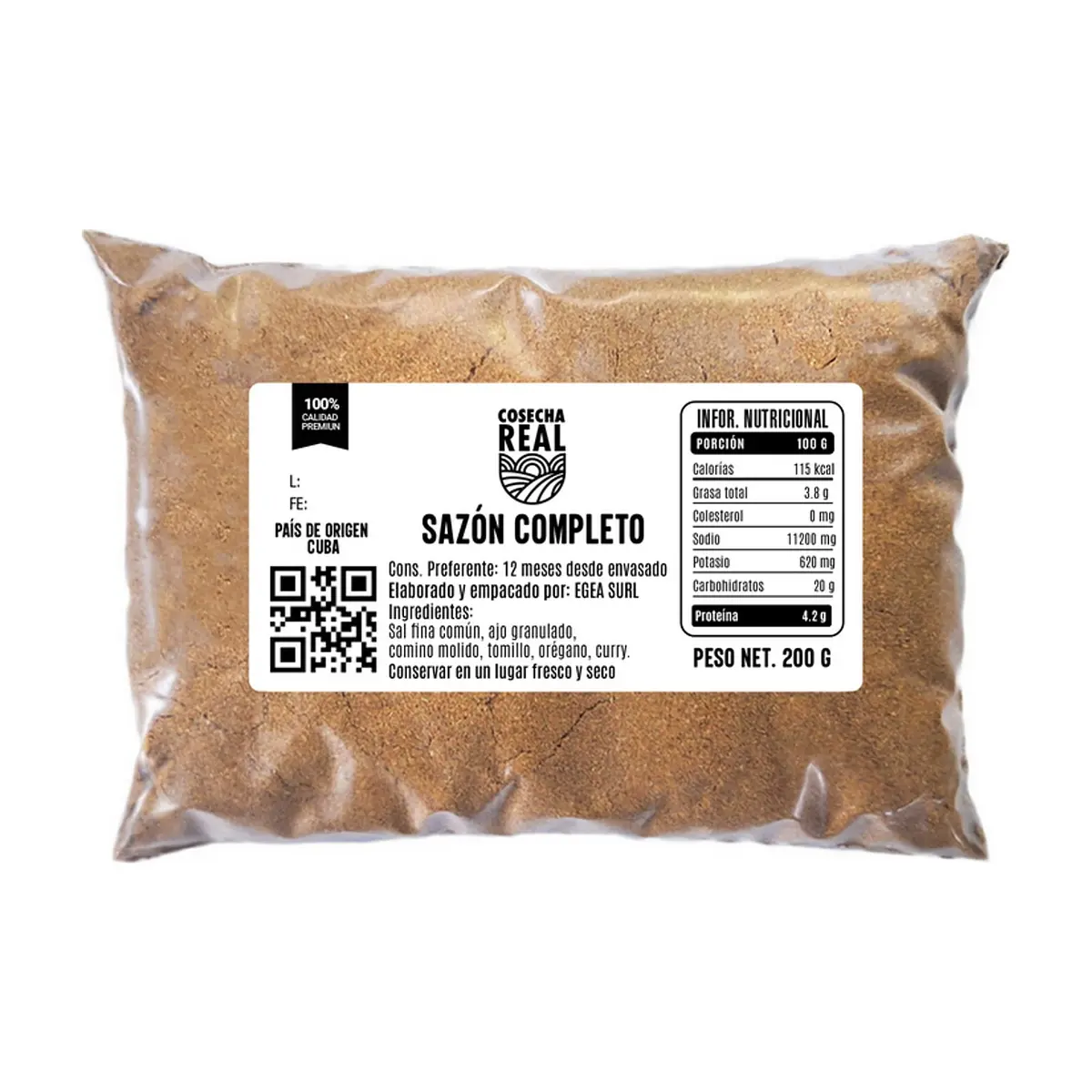 Sazón completo Cosecha Real (200 g / 7.05 oz)
