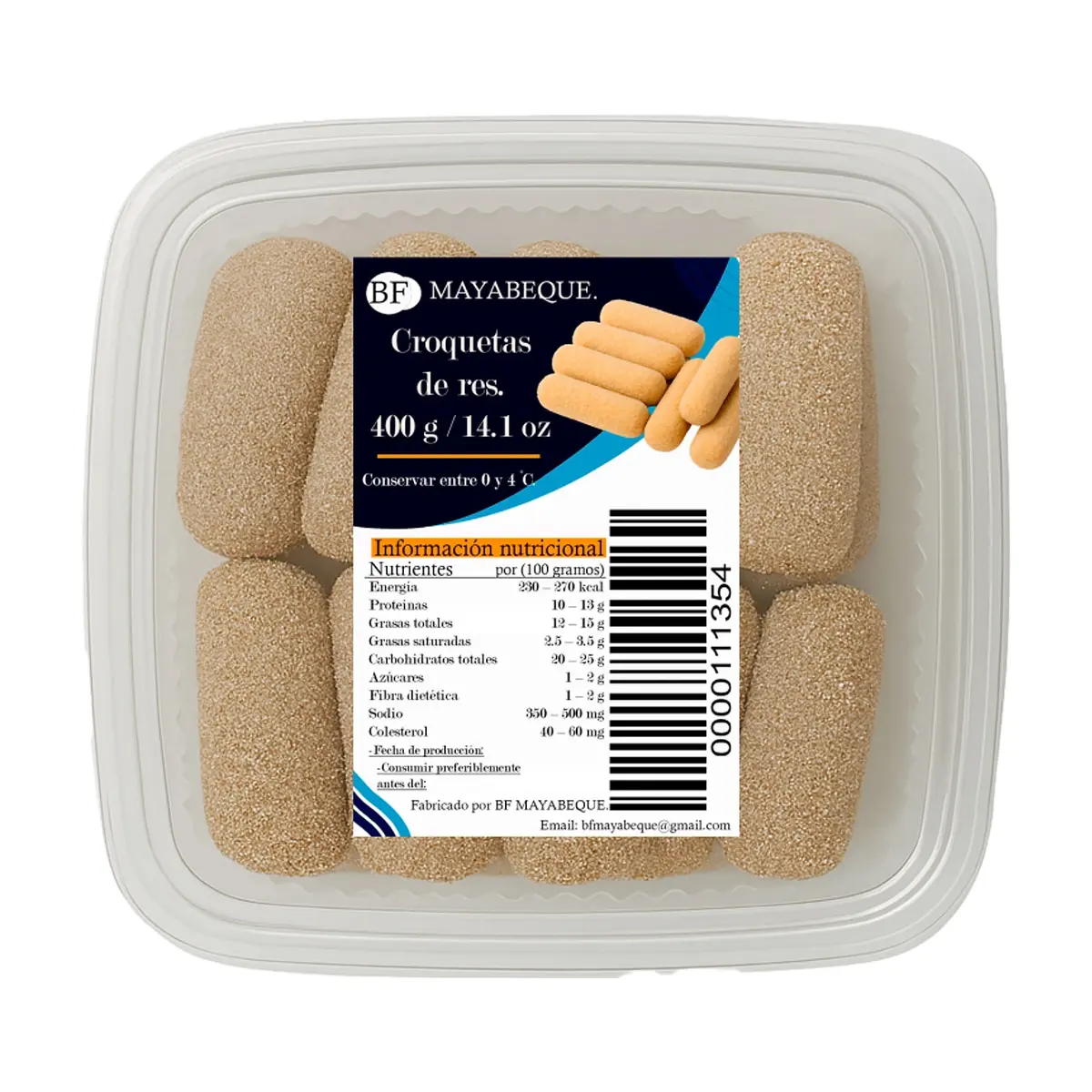 Croquetas de res BF Mayabeque (400 g / 14.1 oz) - Thumbnail 4
