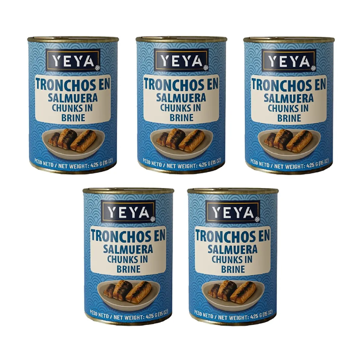 Tronchos en salmuera YEYA (5 X 425 g / 15 oz)