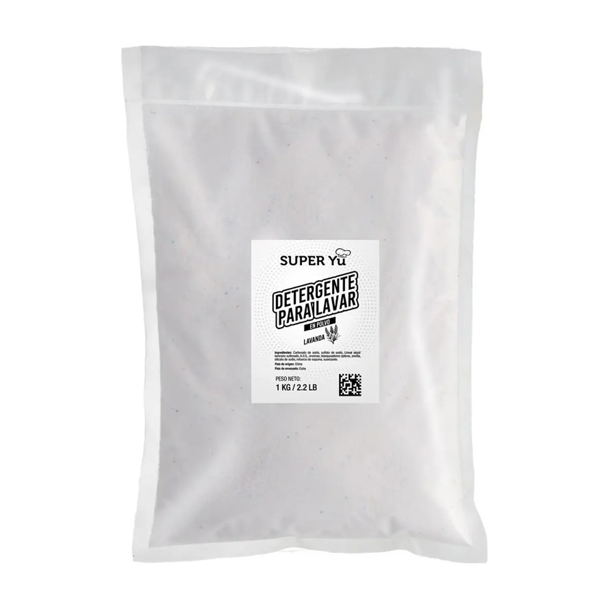 Detergente en polvo con aroma a lavanda Super Yu (1 kg / 2.2 lb) - Thumbnail 3