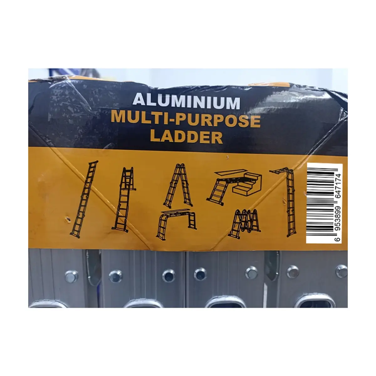 Escalera multifuncional de aluminio reforzado Uyustools - Miniatura 5