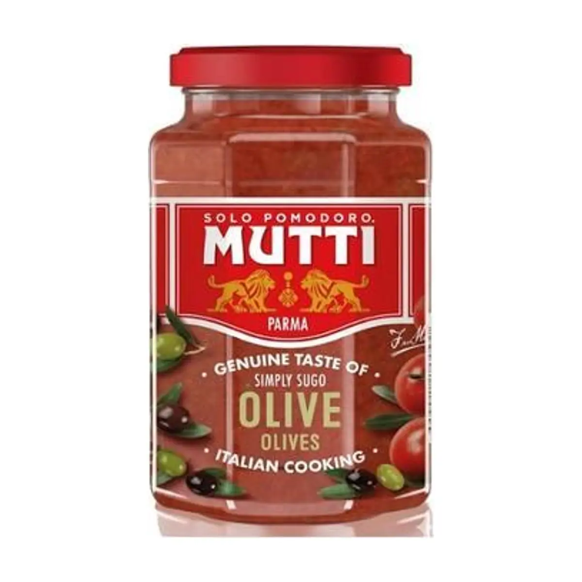 Salsa de Tomate con Aceitunas (400 gr) MUTTI - Image 1