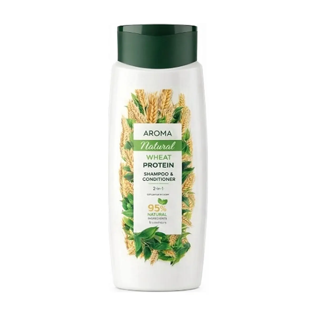 Champú y Acondicionador de Proteína de Trigo 2 en 1 (400ml) AROMA NATURAL