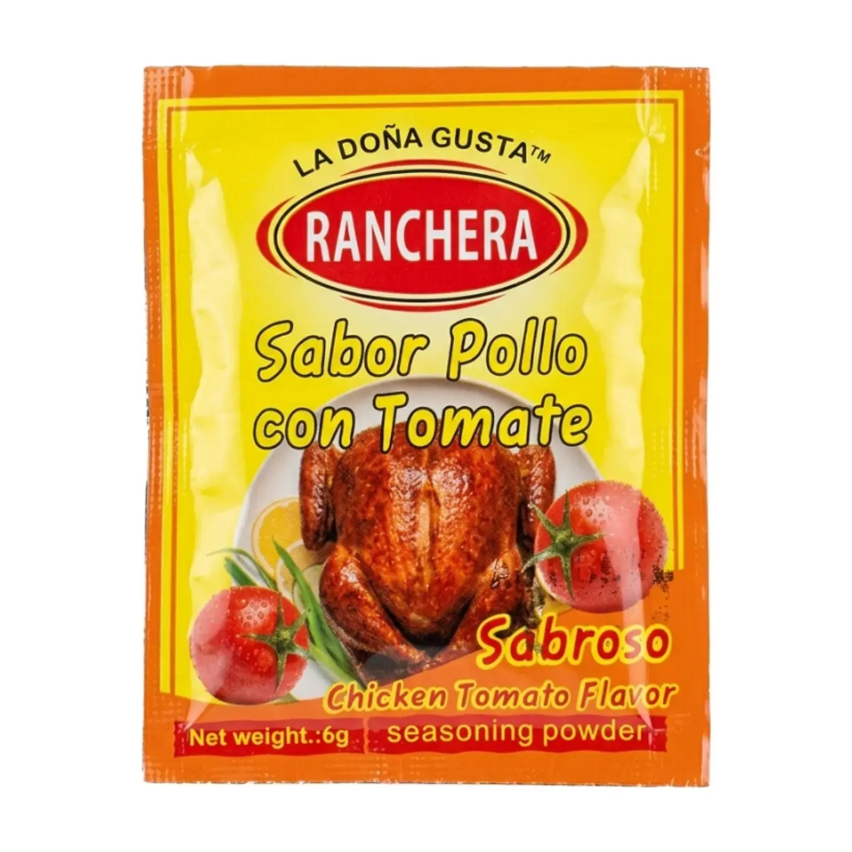 Sazón sabor pollo con tomate Ranchera (6 g)