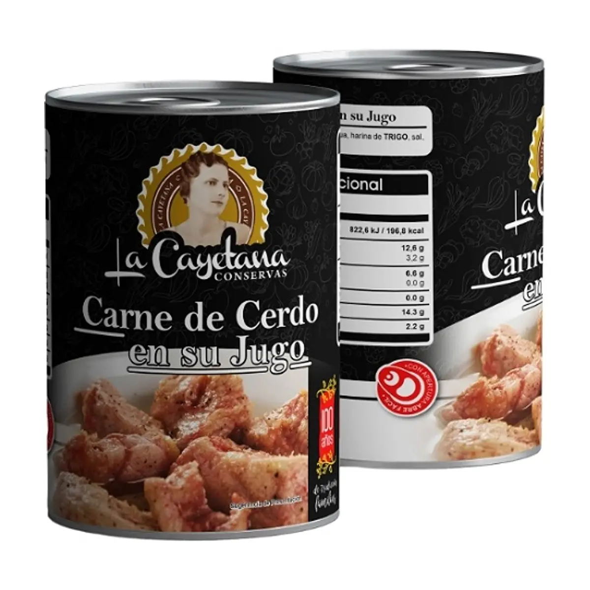 Carne de Cerdo en su Jugo (415 gr) LA CAYETANA