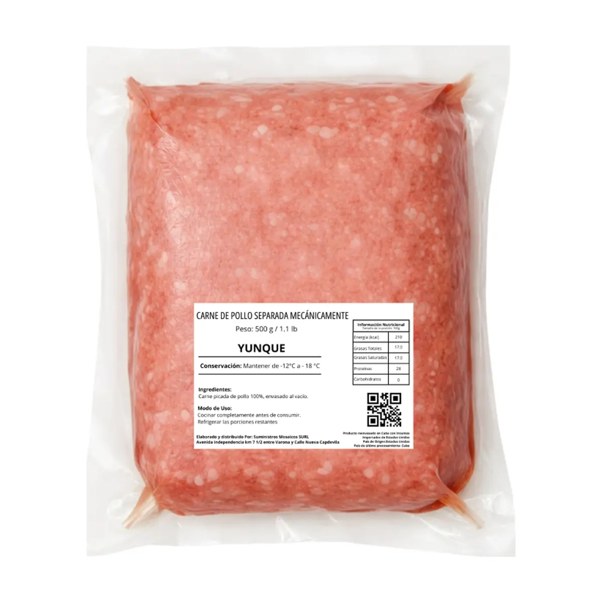 Carne de pollo separada mecánicamente Yunque (500 g / 1.1 lb) - Thumbnail 2