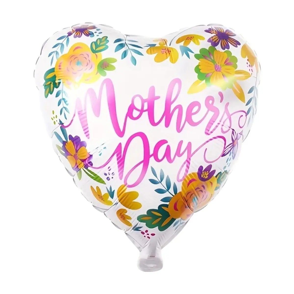Globo en forma de corazón con cartel de Happy mother´s day Balloon (17 pulgadas) - Thumbnail 2