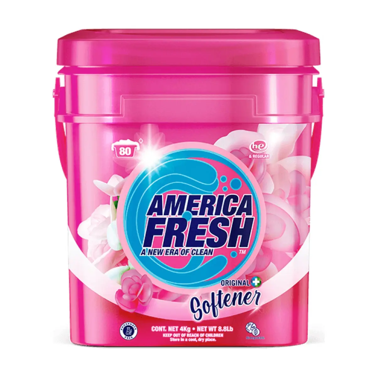 Detergente en polvo original con suavizante America Fresh (4 kg / 8.8 lb) - Imagen 1
