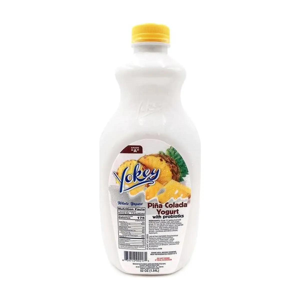 Yogurt de piña colada con probióticos Yokey (1.54 L) - Miniatura 5