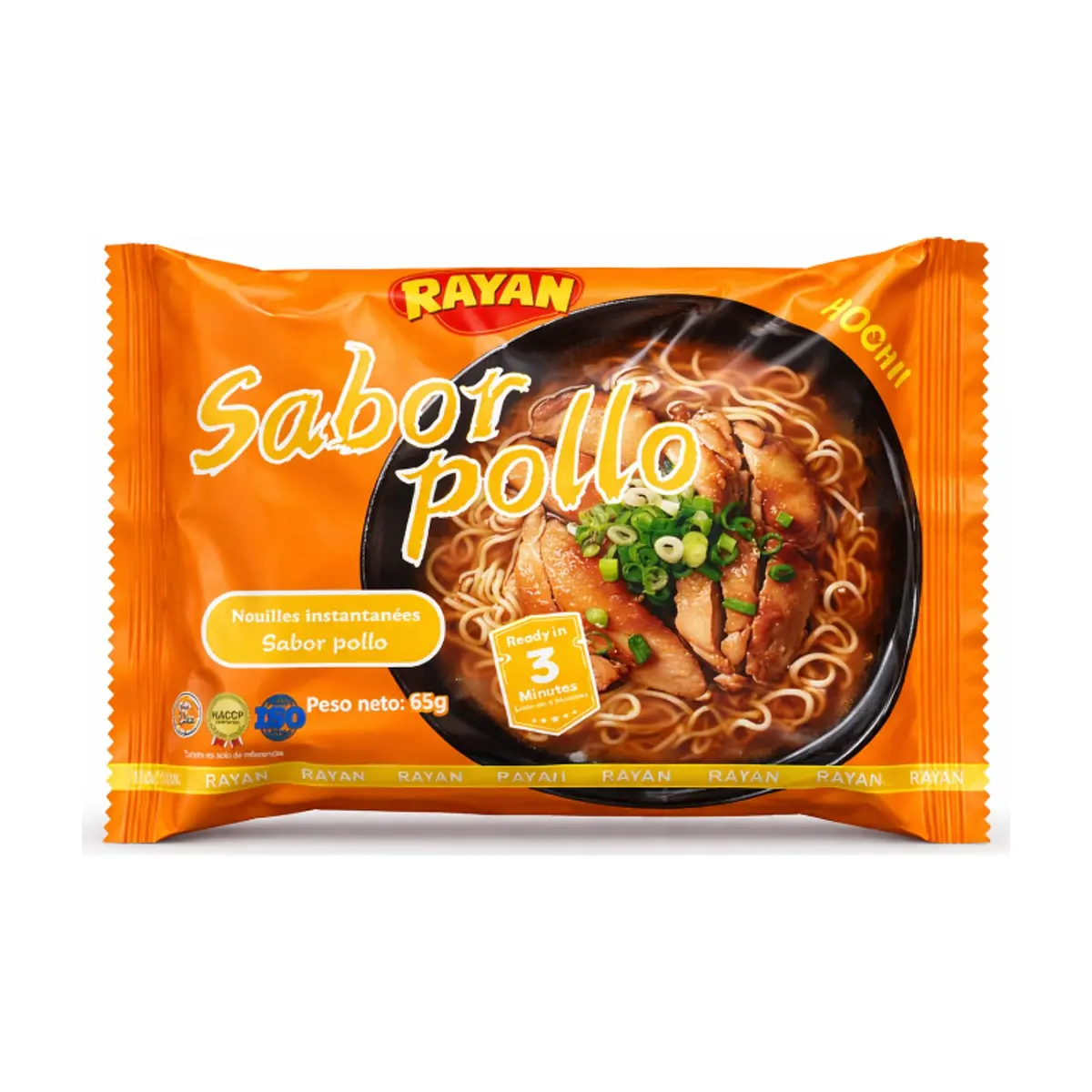 Fideos instantáneos sabor a pollo Rayan (65 g / 2.29 oz)