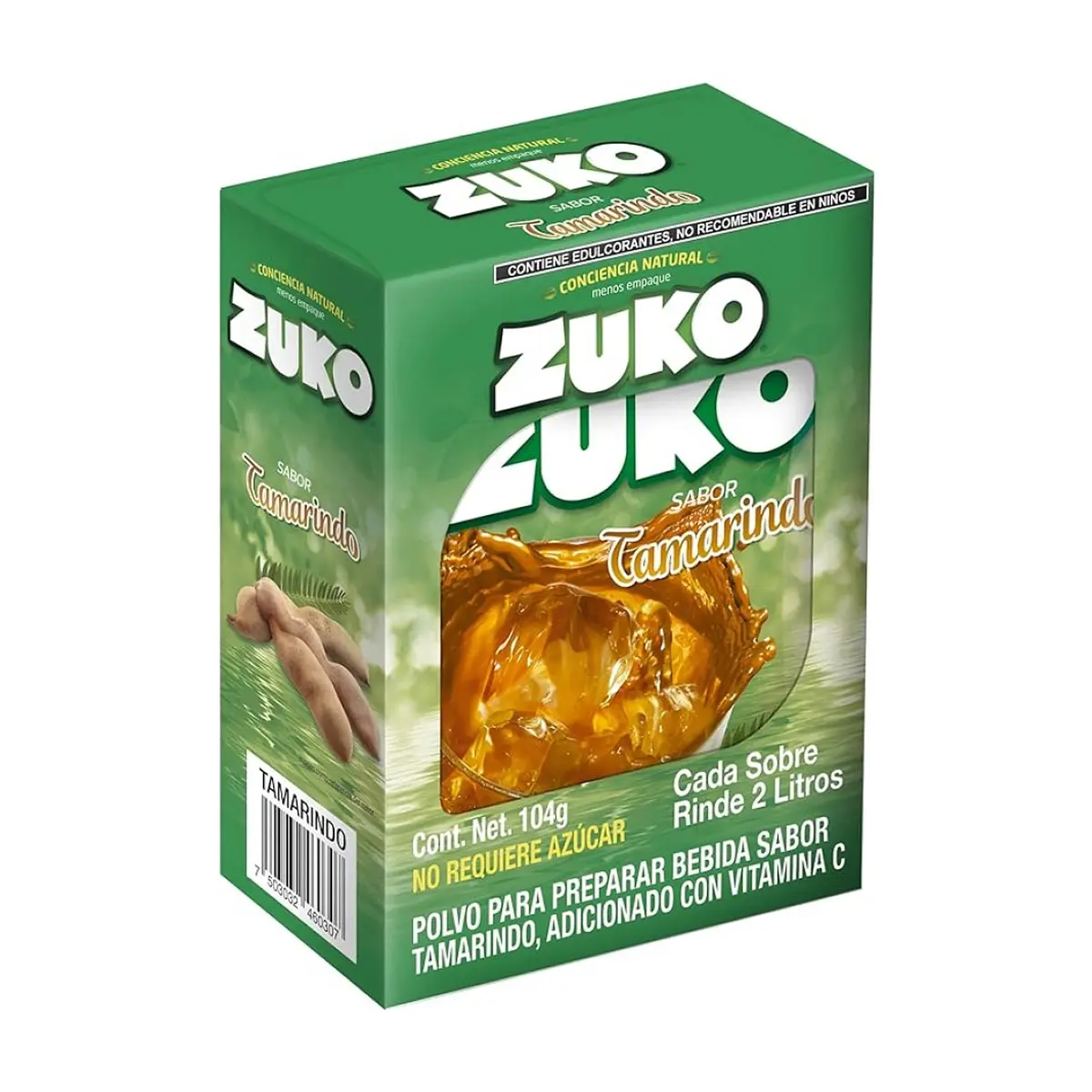 Refresco instantáneo sabor tamarindo Zuko (104 g / 3.67 oz)