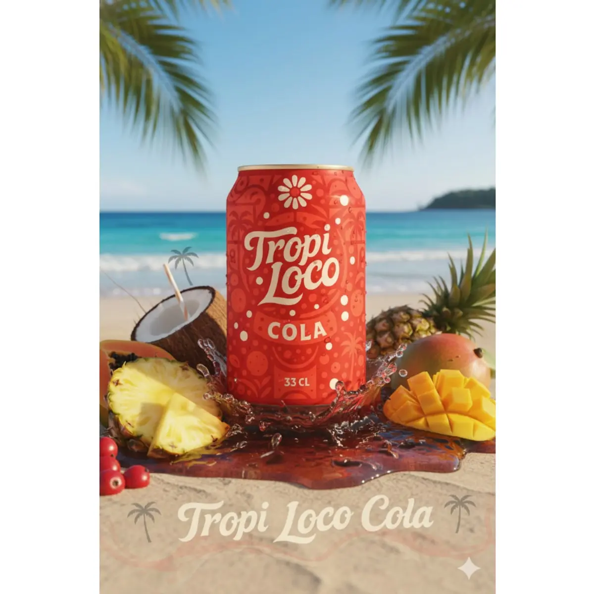 Refresco gaseado de cola Tropi Loco (330 ml) - Miniatura 4