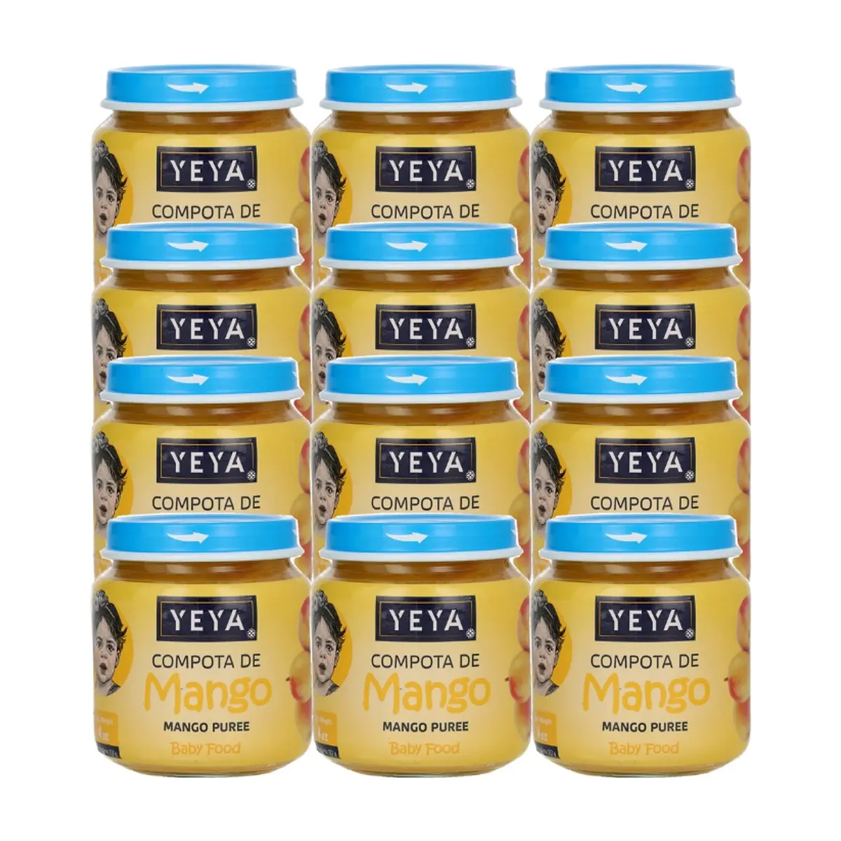 Compota de mango YEYA (12 x 113 g / 4 oz)