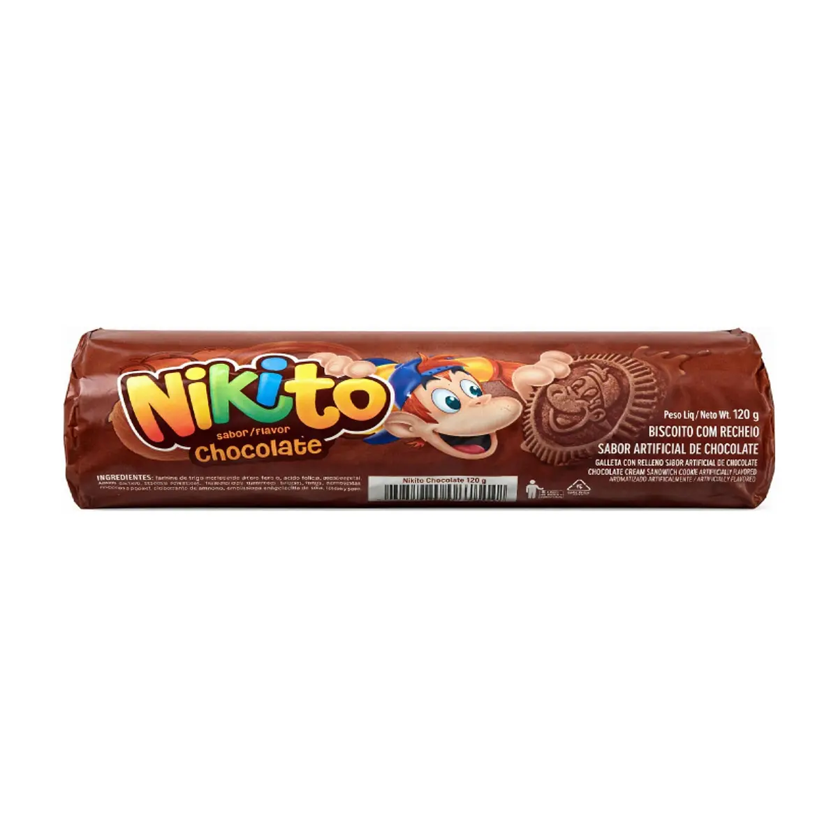Galletas dulces con crema sabor chocolate Nikito (120 g / 4.23 oz)
