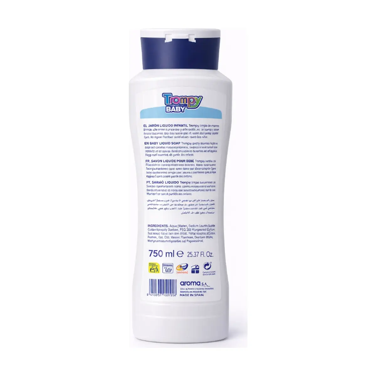 Jabón líquido infantil Trompy (750 ml) - Thumbnail 3
