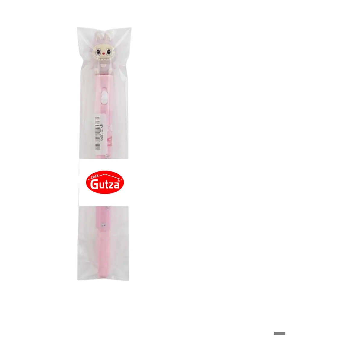 Bolígrafo de gel rosado diseño de Labubu Gutza - Miniatura 3