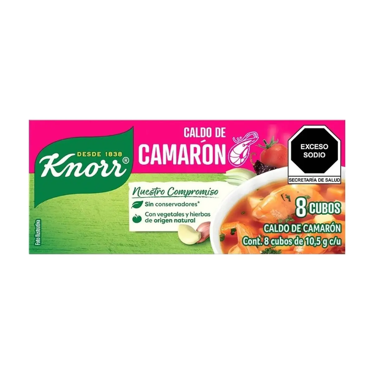 Caldo de camarón Knorr (84 g / 2.96 oz)