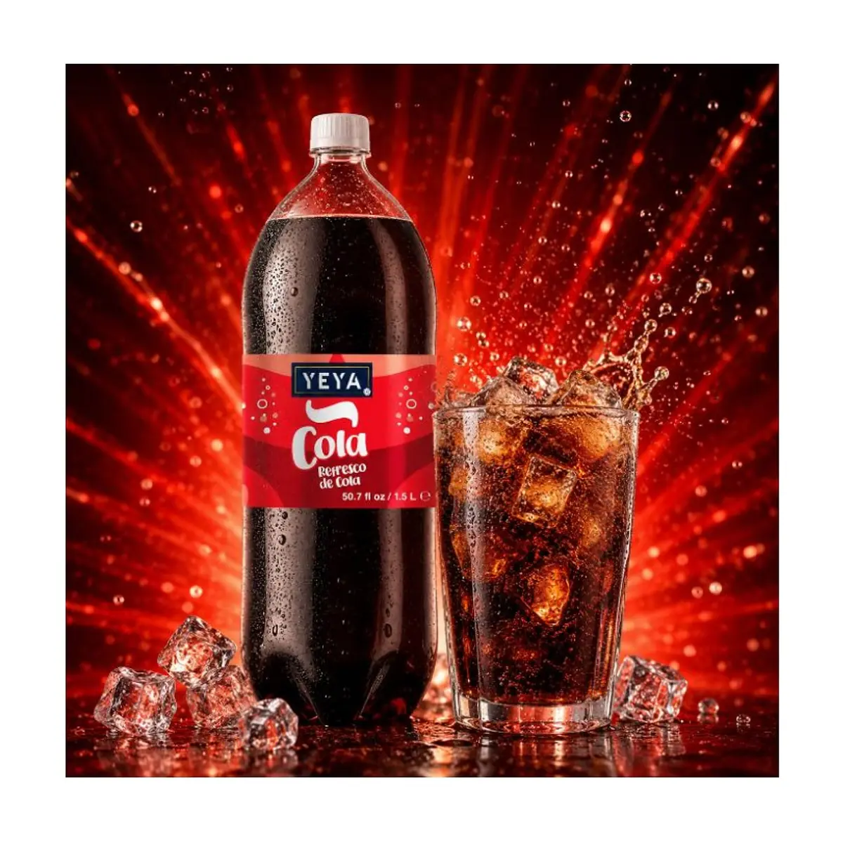 Refresco gaseado de cola YEYA (3 x 1.5 L / 50.7 fl oz) - Thumbnail 4