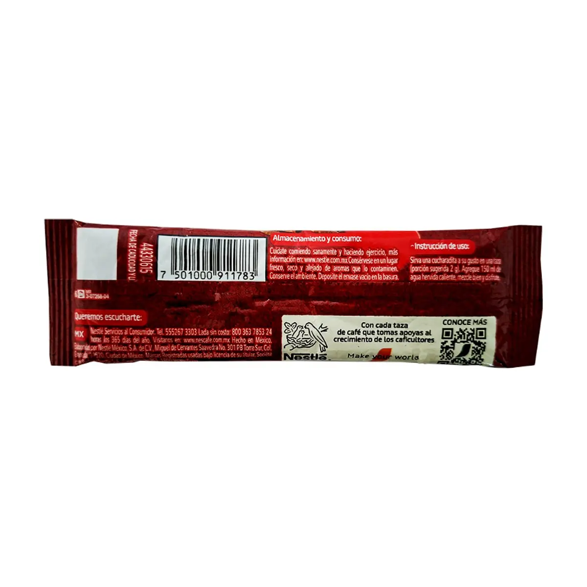 Café soluble 100 % puro Clásico Nescafé (14 g) - Thumbnail 2