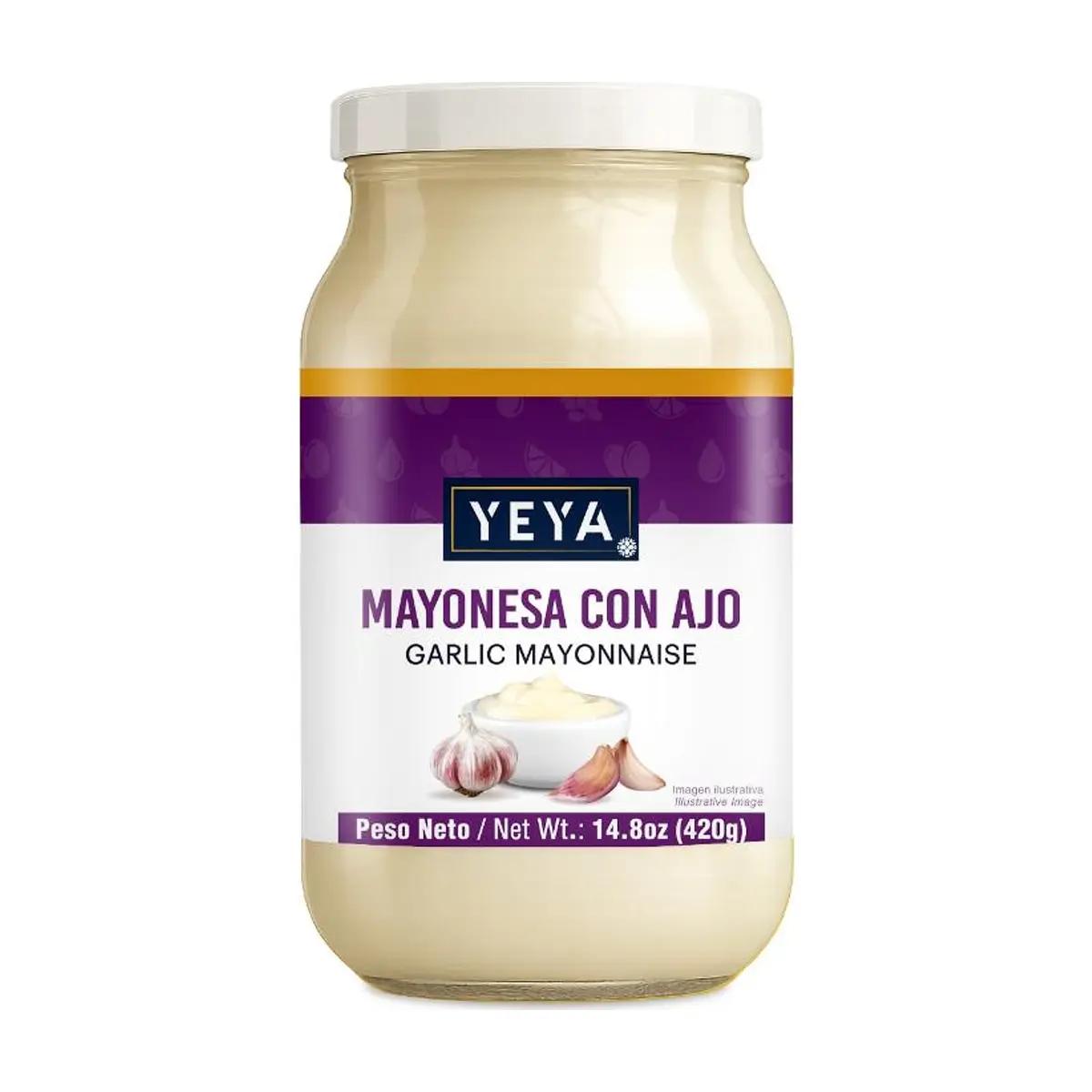 Mayonesa con ajo YEYA (420 g / 14.8 oz)
