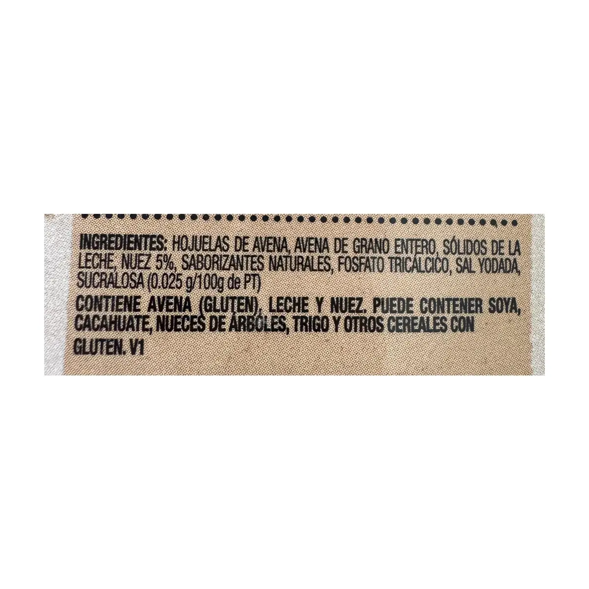Avena integral sin azúcar sabor plátano y nuez Quaker (40 g / 1.41 oz) - Thumbnail 3