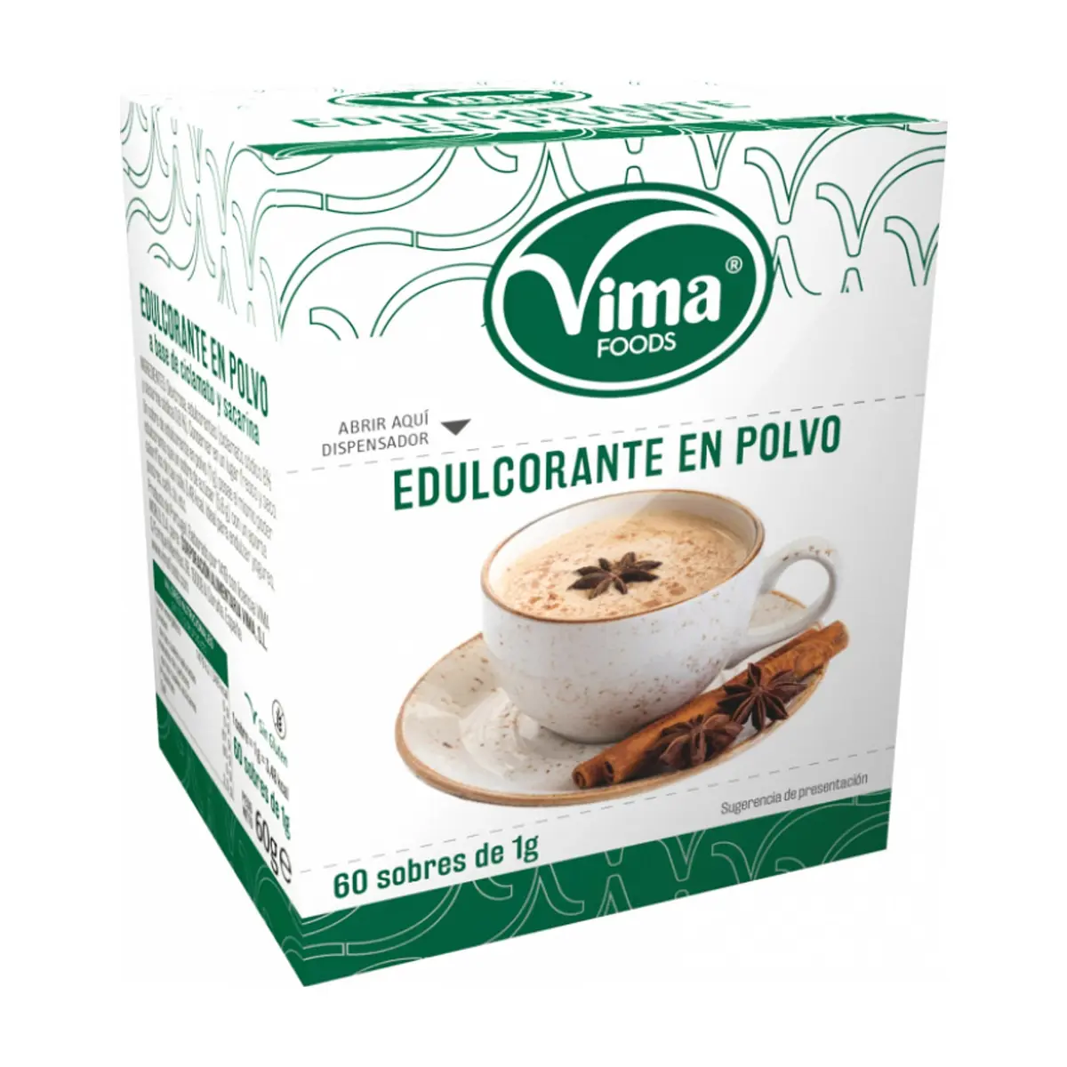 Edulcorante en polvo Vima Foods (60 g / 2.11 oz)