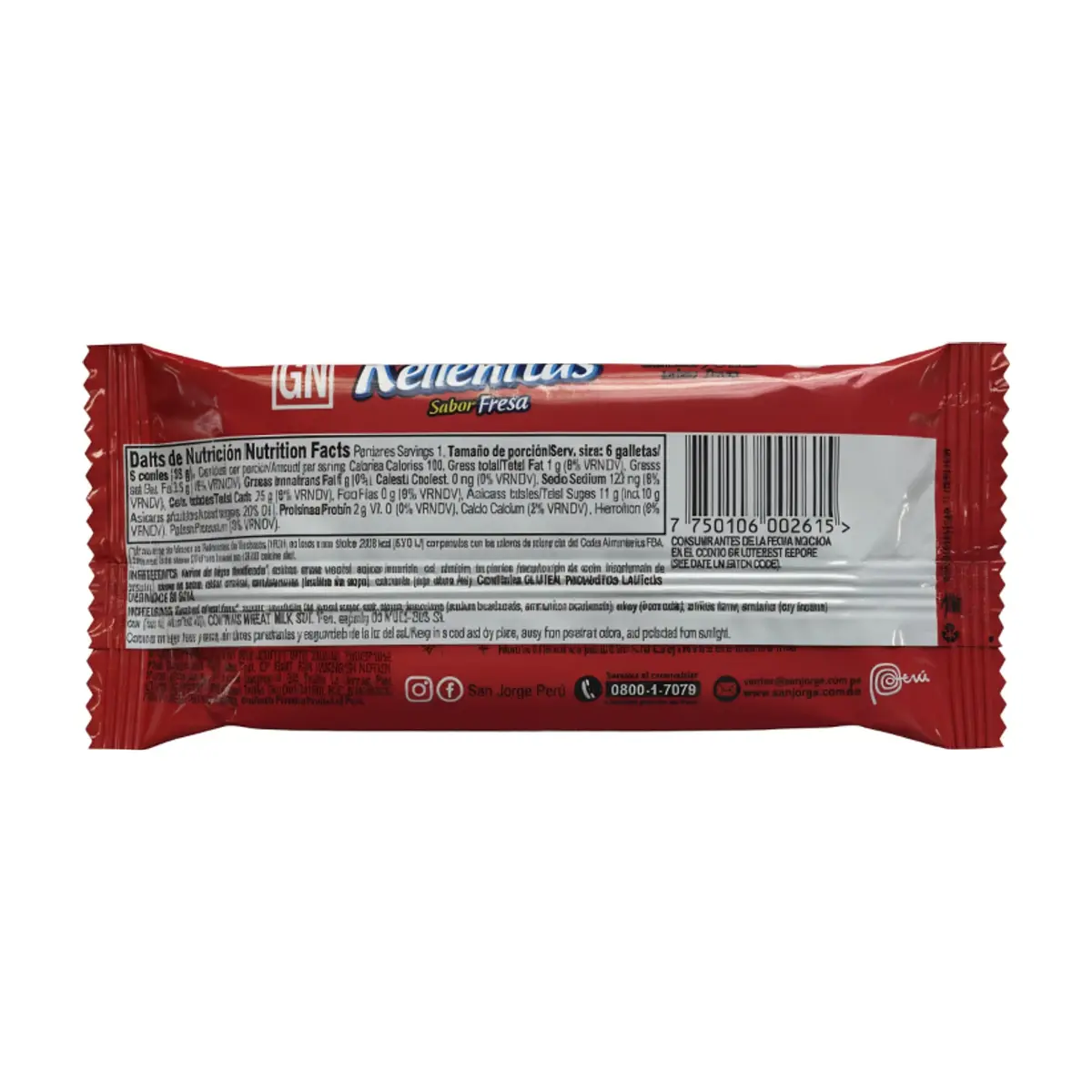 Galletas GN Rellenitas sabor fresa (36 g / 1.27 oz) - Miniatura 3