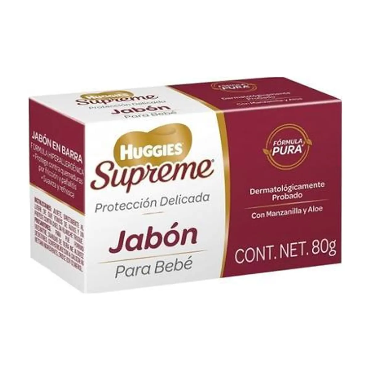 Jabón en Barra Supreme (80g) HUGGIES